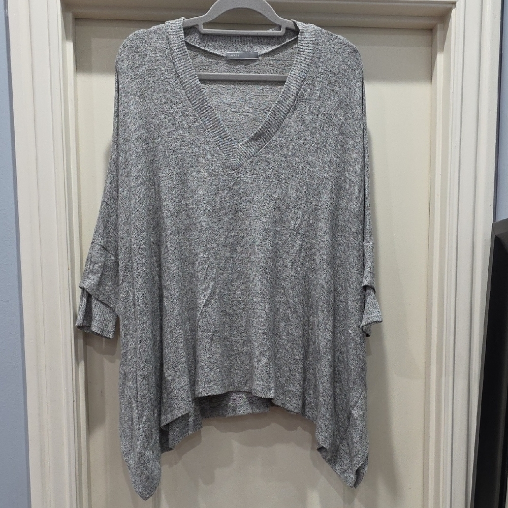 Cherish OVERSIZED‎ Gray Knit Sweater